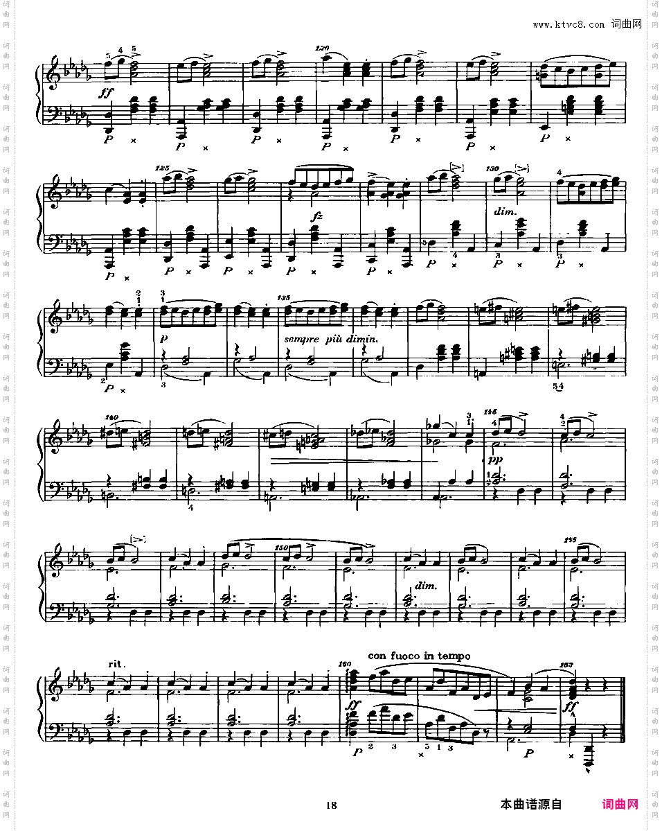 8首圆舞曲 8 Waltzes Op·54
