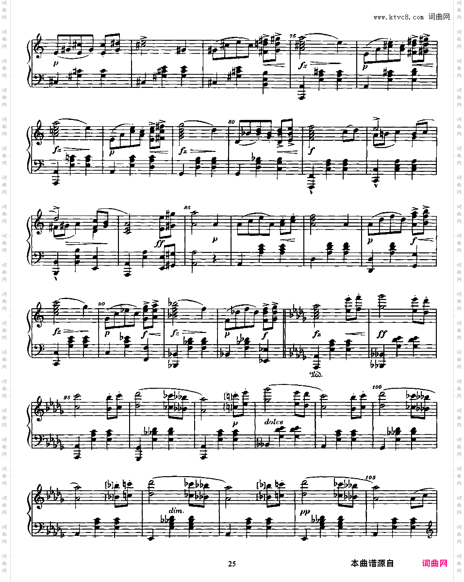 8首圆舞曲 8 Waltzes Op·54