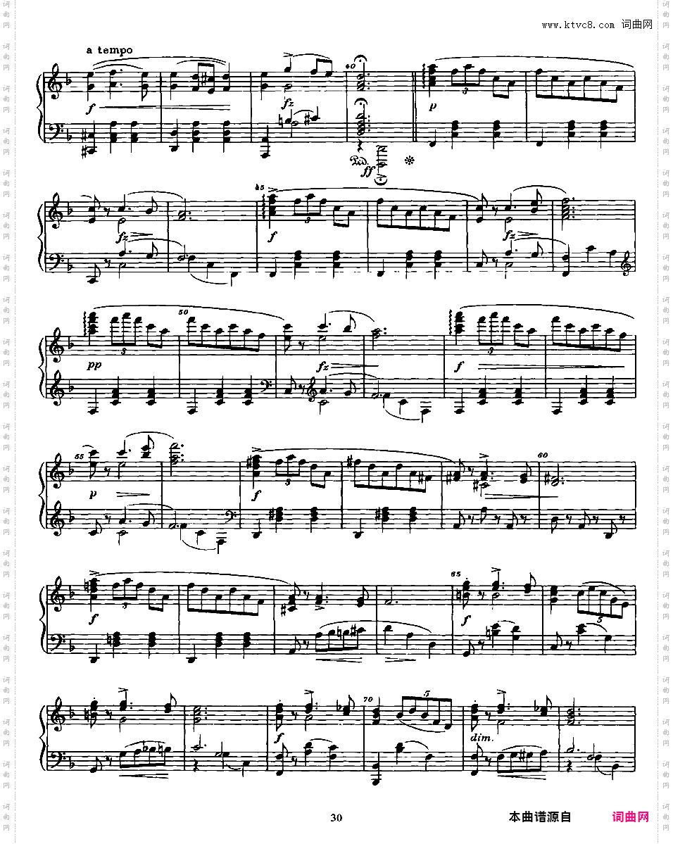 8首圆舞曲 8 Waltzes Op·54