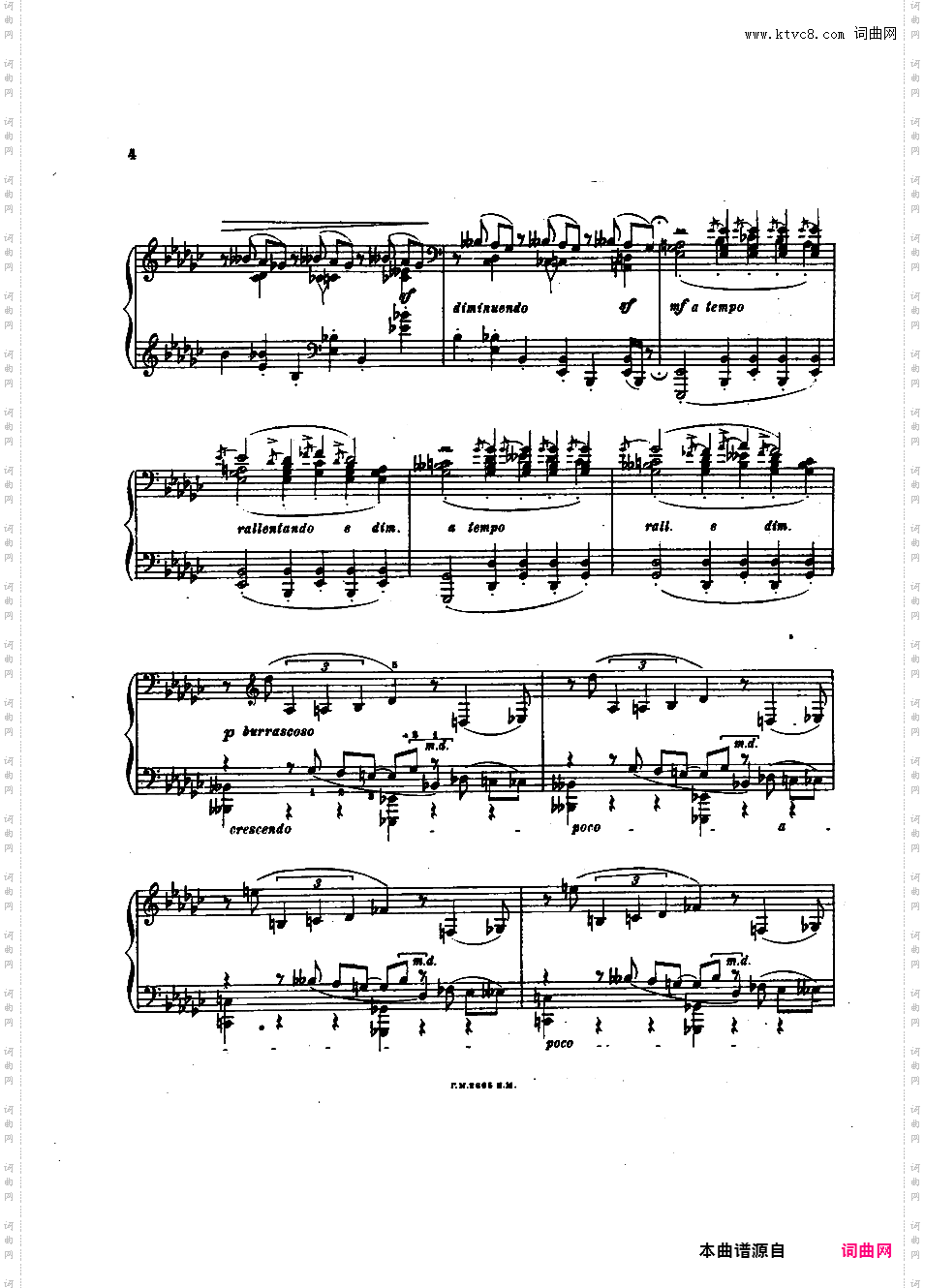 第四钢琴奏鸣曲 Piano Sonata No·4 Op·6