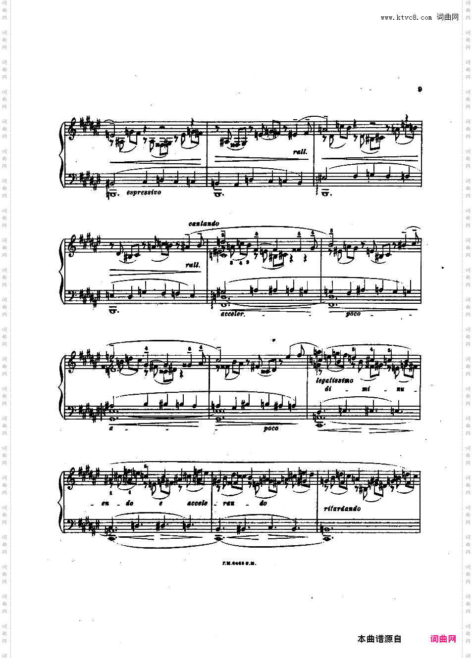 第四钢琴奏鸣曲 Piano Sonata No·4 Op·6