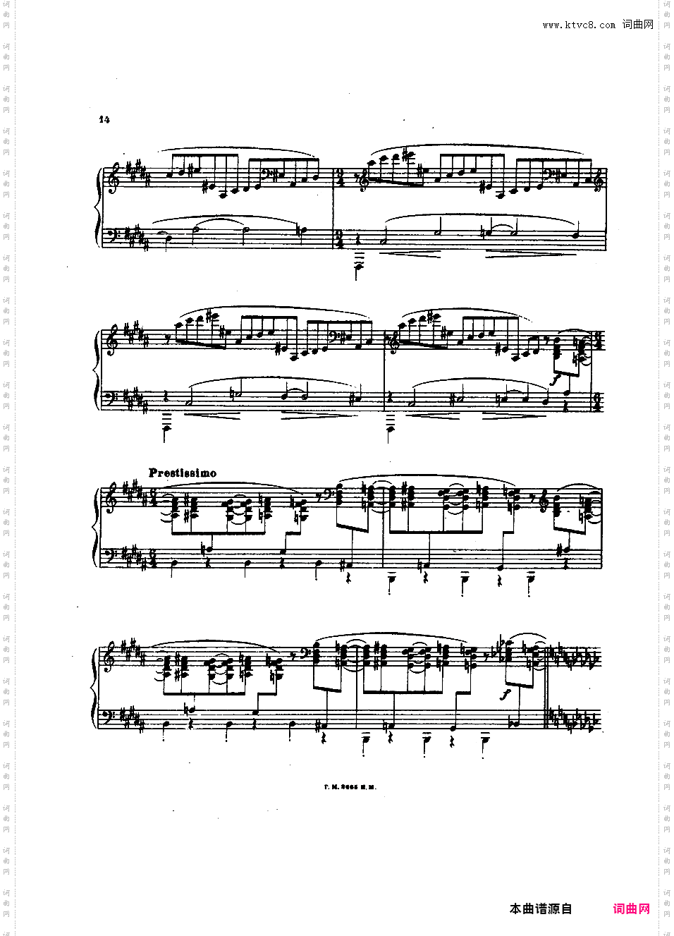 第四钢琴奏鸣曲 Piano Sonata No·4 Op·6