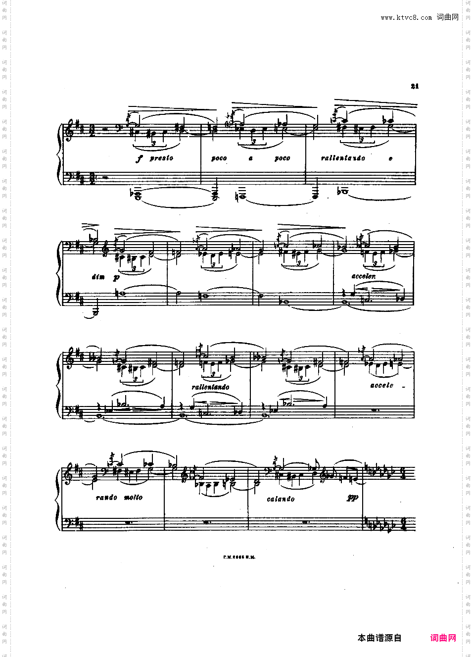 第四钢琴奏鸣曲 Piano Sonata No·4 Op·6