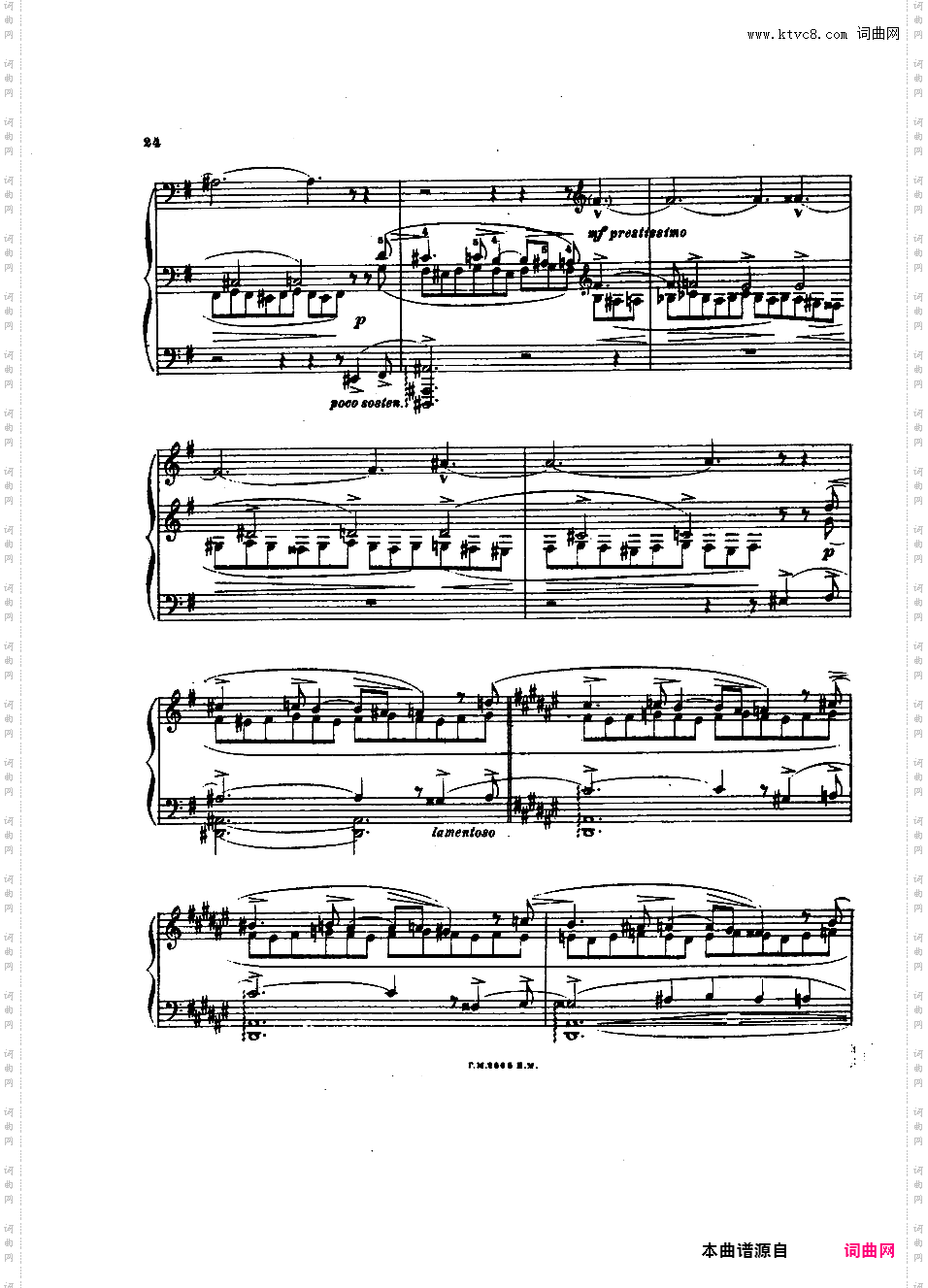 第四钢琴奏鸣曲 Piano Sonata No·4 Op·6