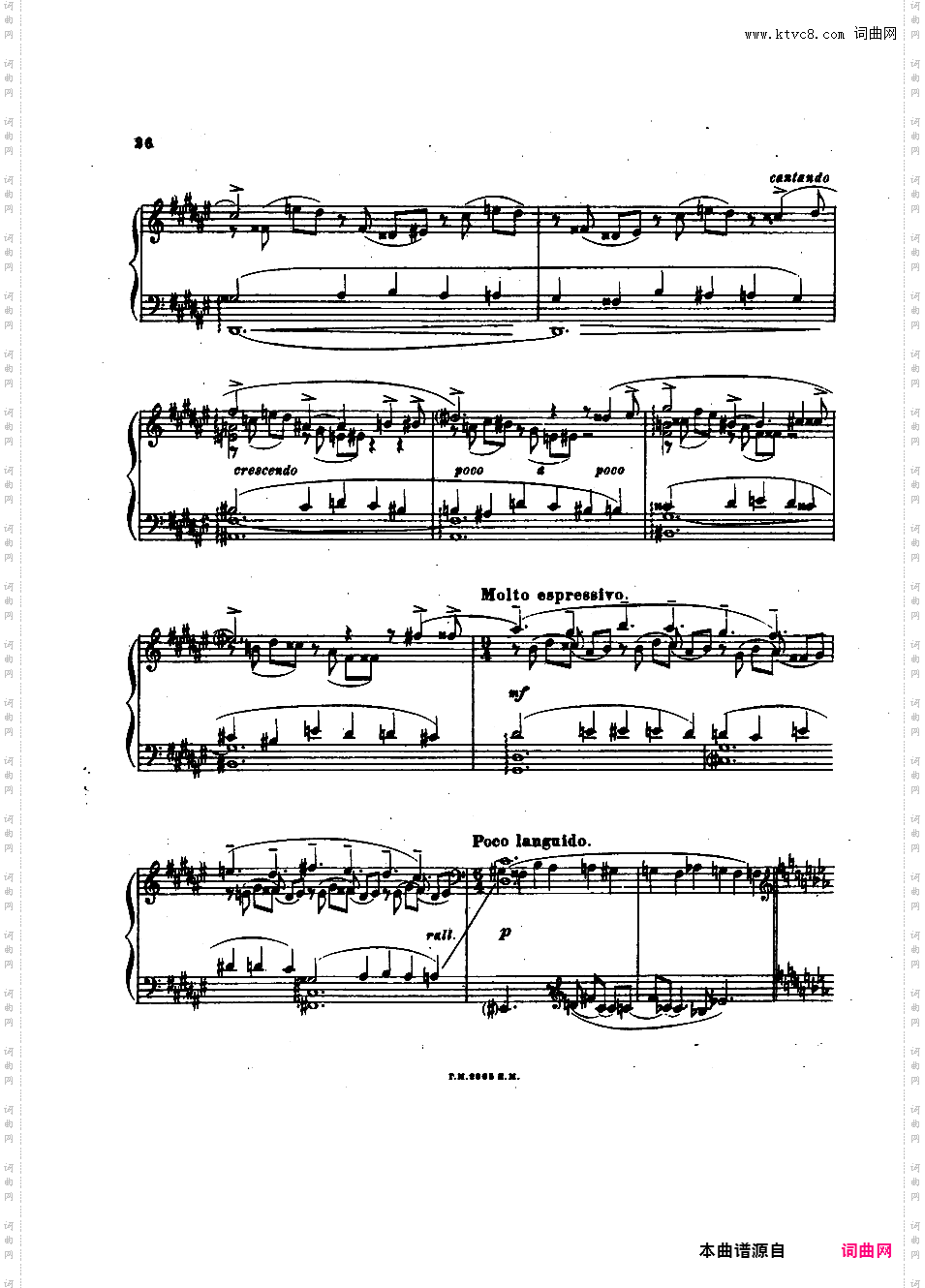 第四钢琴奏鸣曲 Piano Sonata No·4 Op·6