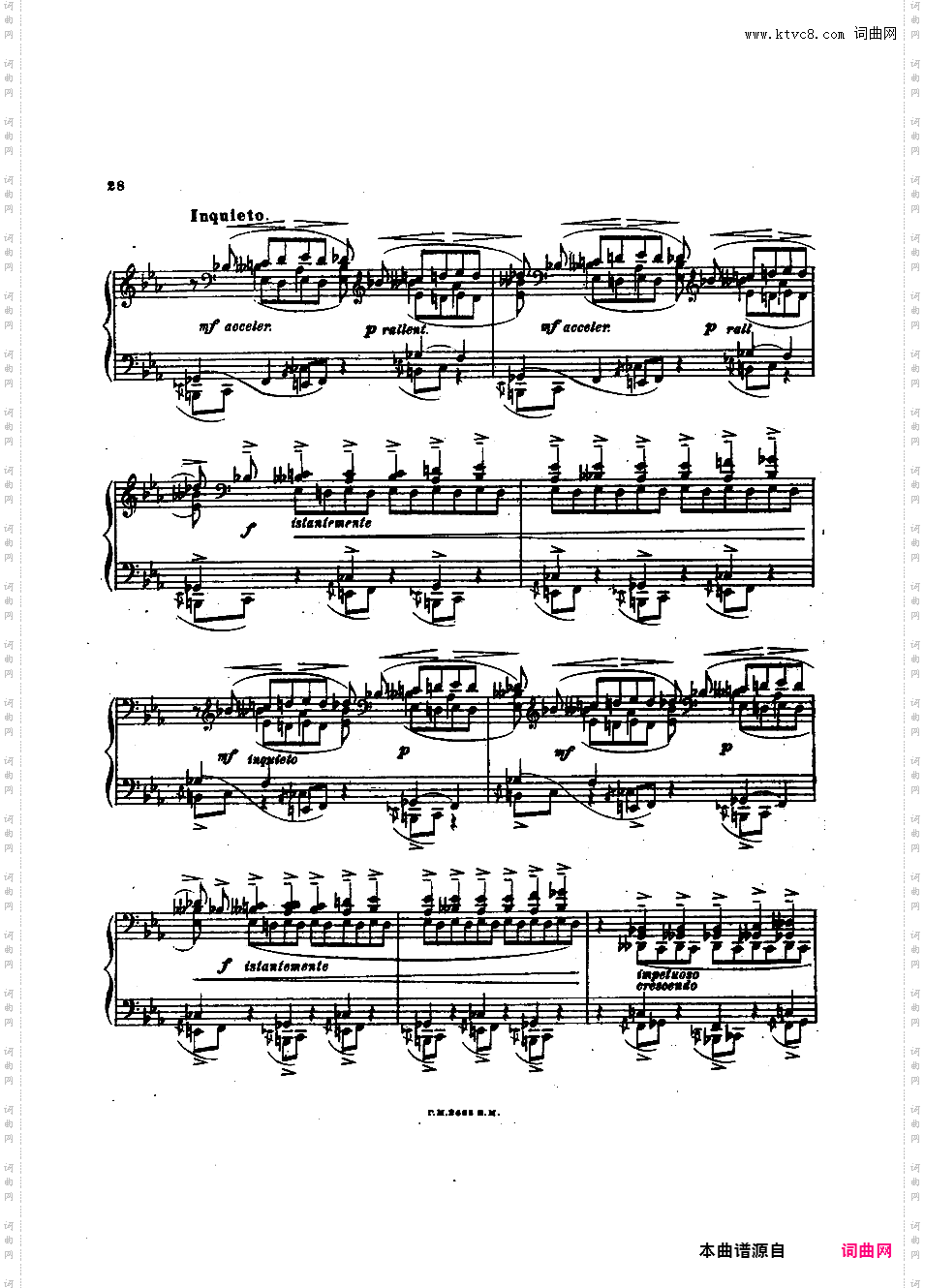 第四钢琴奏鸣曲 Piano Sonata No·4 Op·6