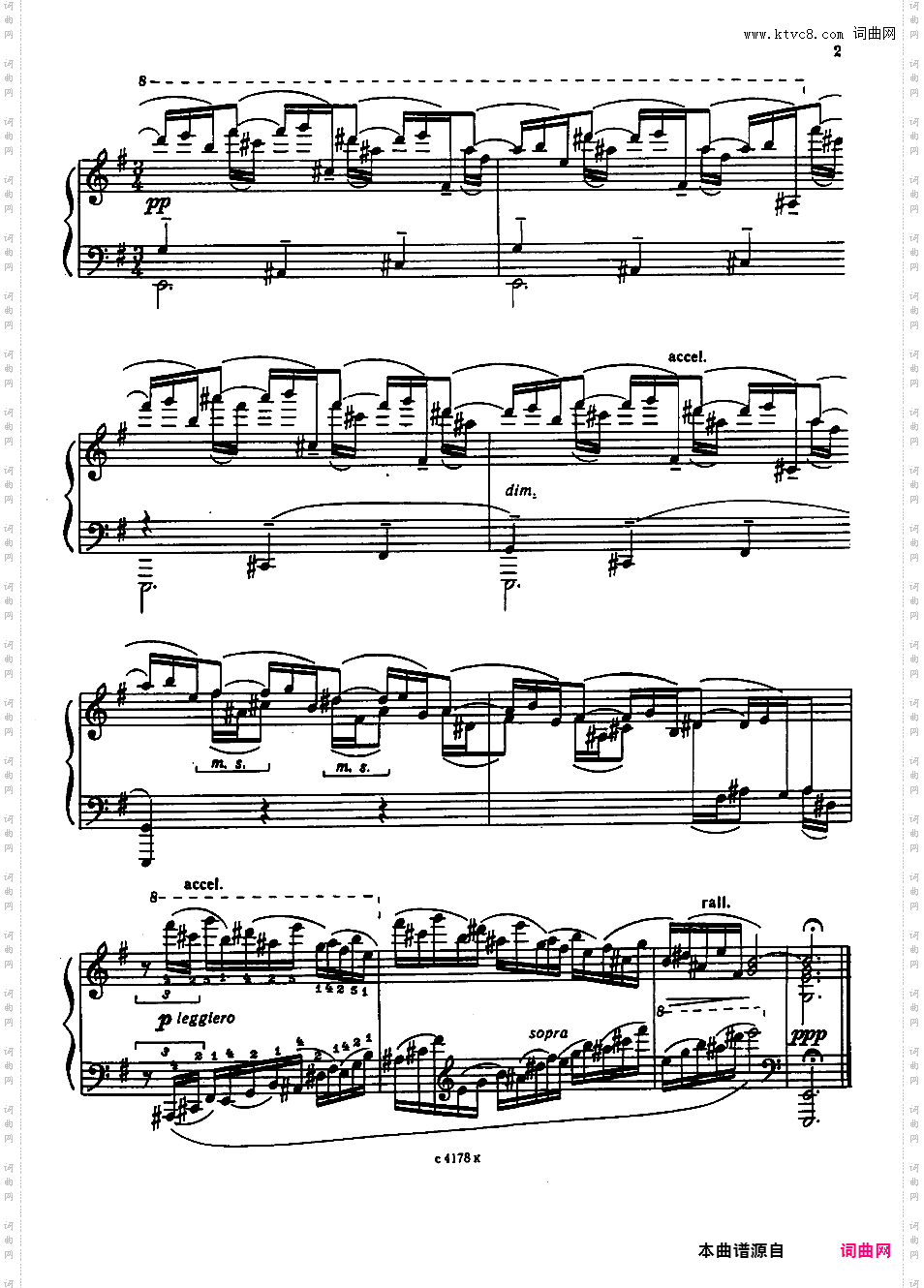 第五钢琴奏鸣曲 Piano Sonata No·5 Op·10