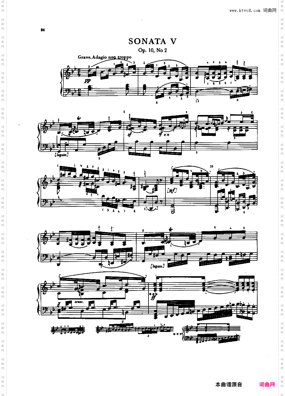 奏鸣曲集Dussek op10n2 Sonate #05 in g