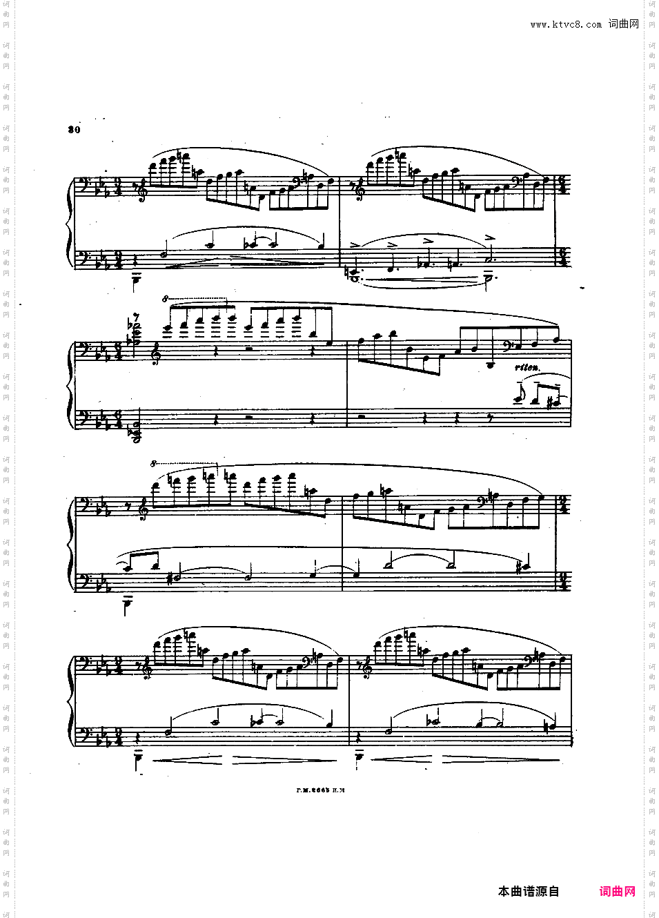 第四钢琴奏鸣曲 Piano Sonata No·4 Op·6