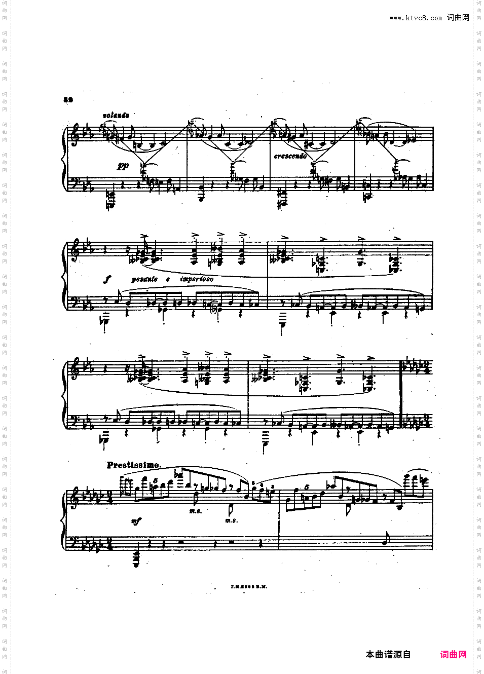 第四钢琴奏鸣曲 Piano Sonata No·4 Op·6