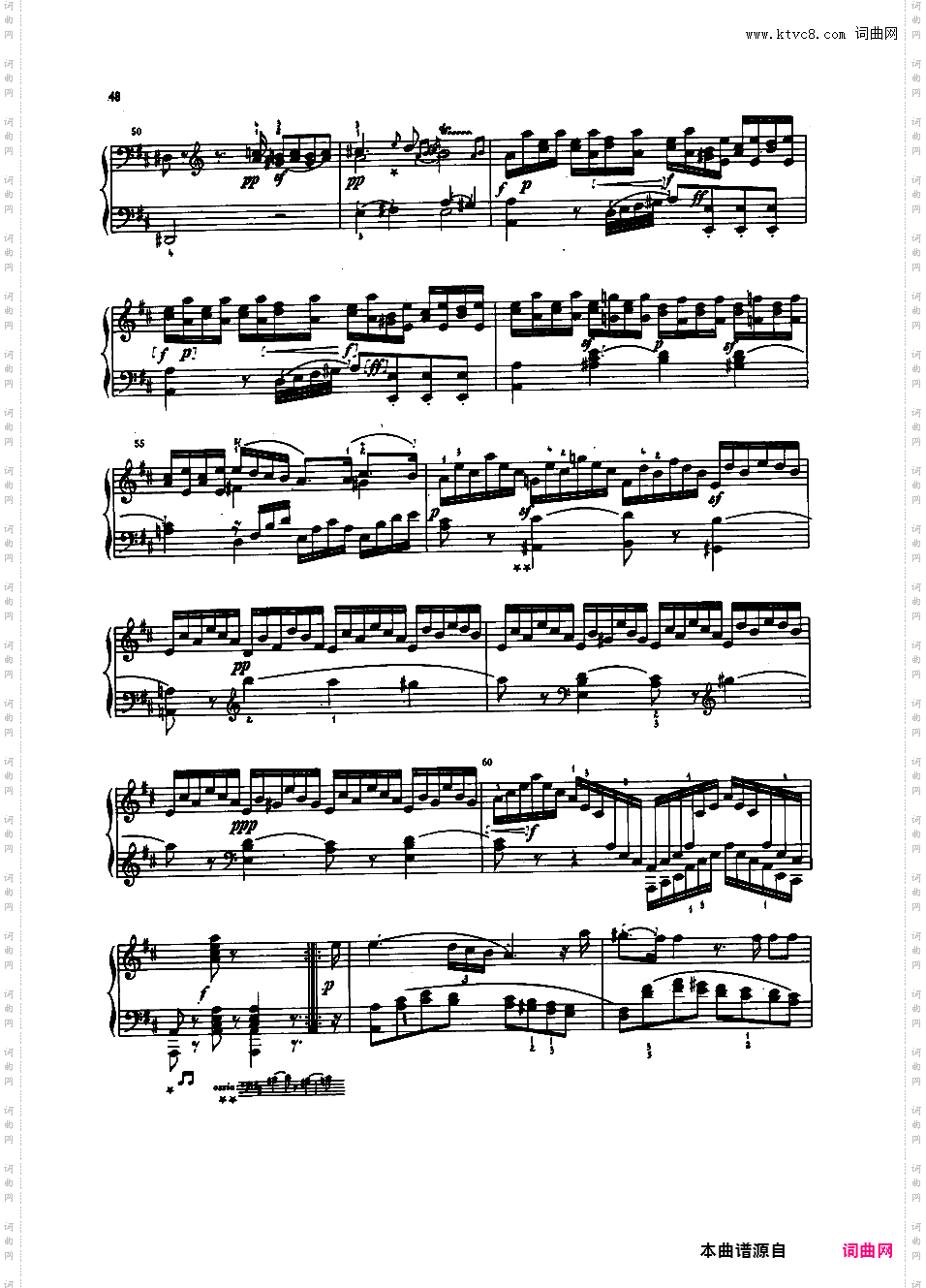 奏鸣曲集Dussek op09n3 Sonate #03 in D