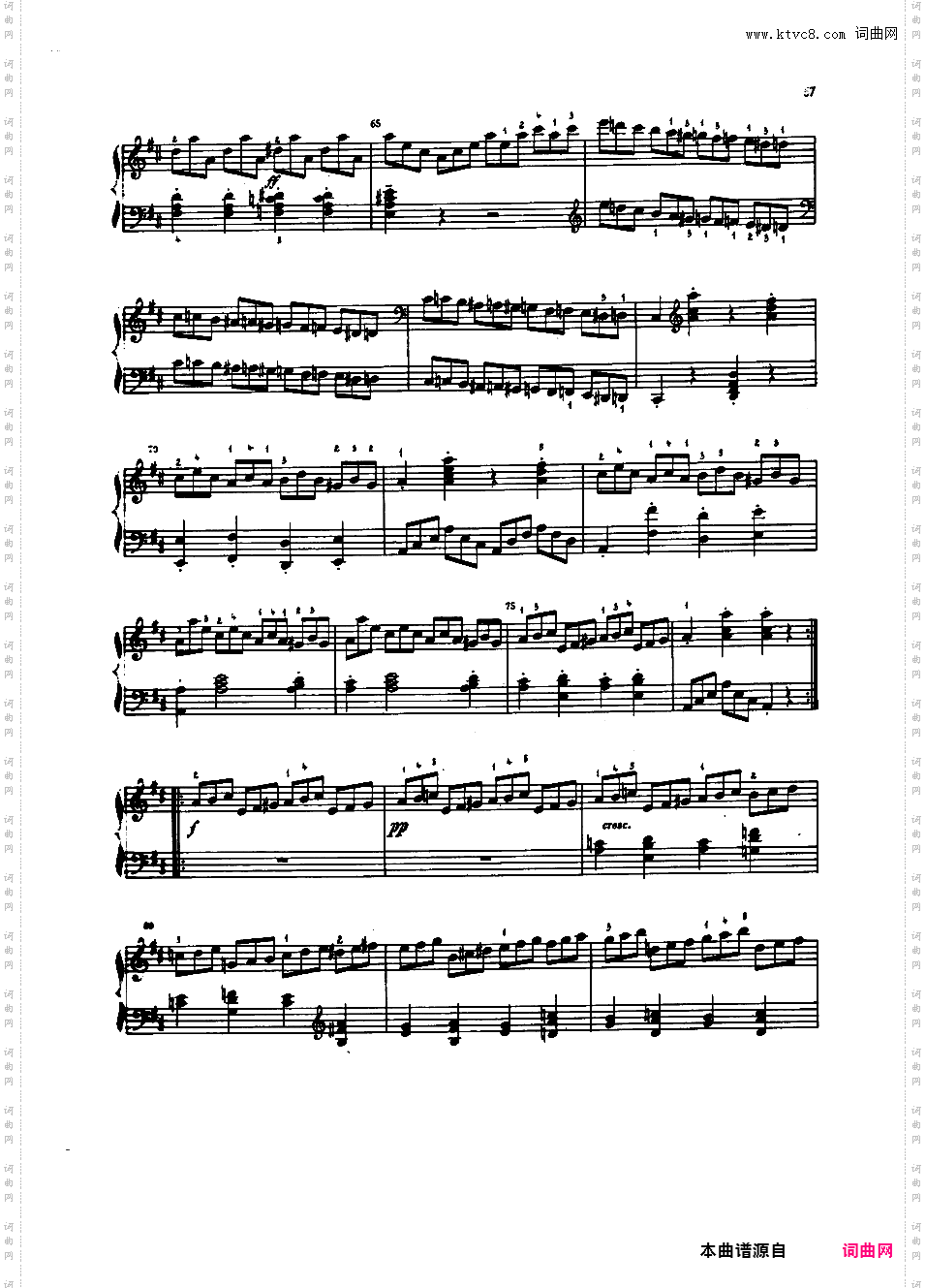 奏鸣曲集Dussek op09n3 Sonate #03 in D