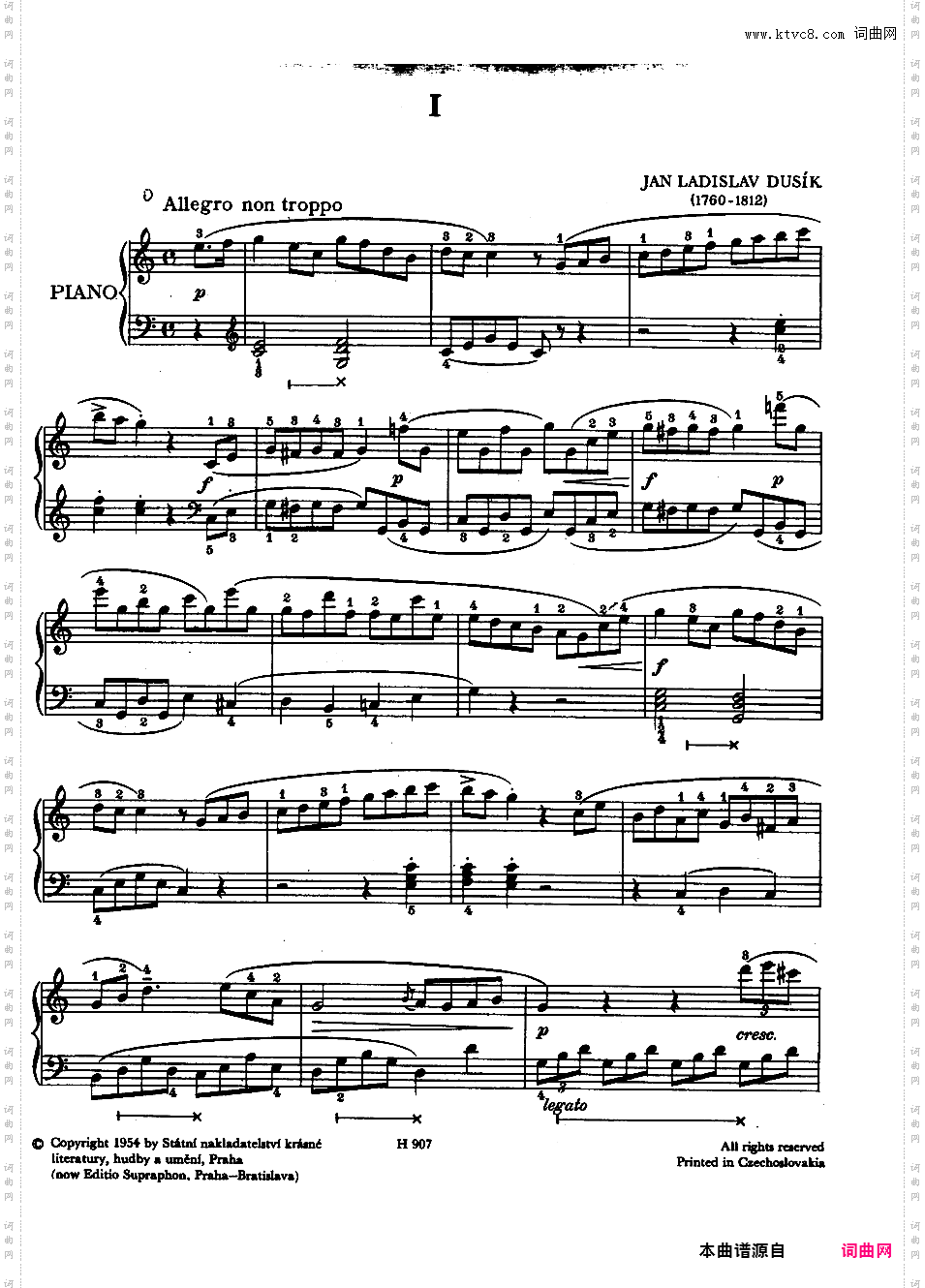 练习曲Douze Etudes Melodiques op16