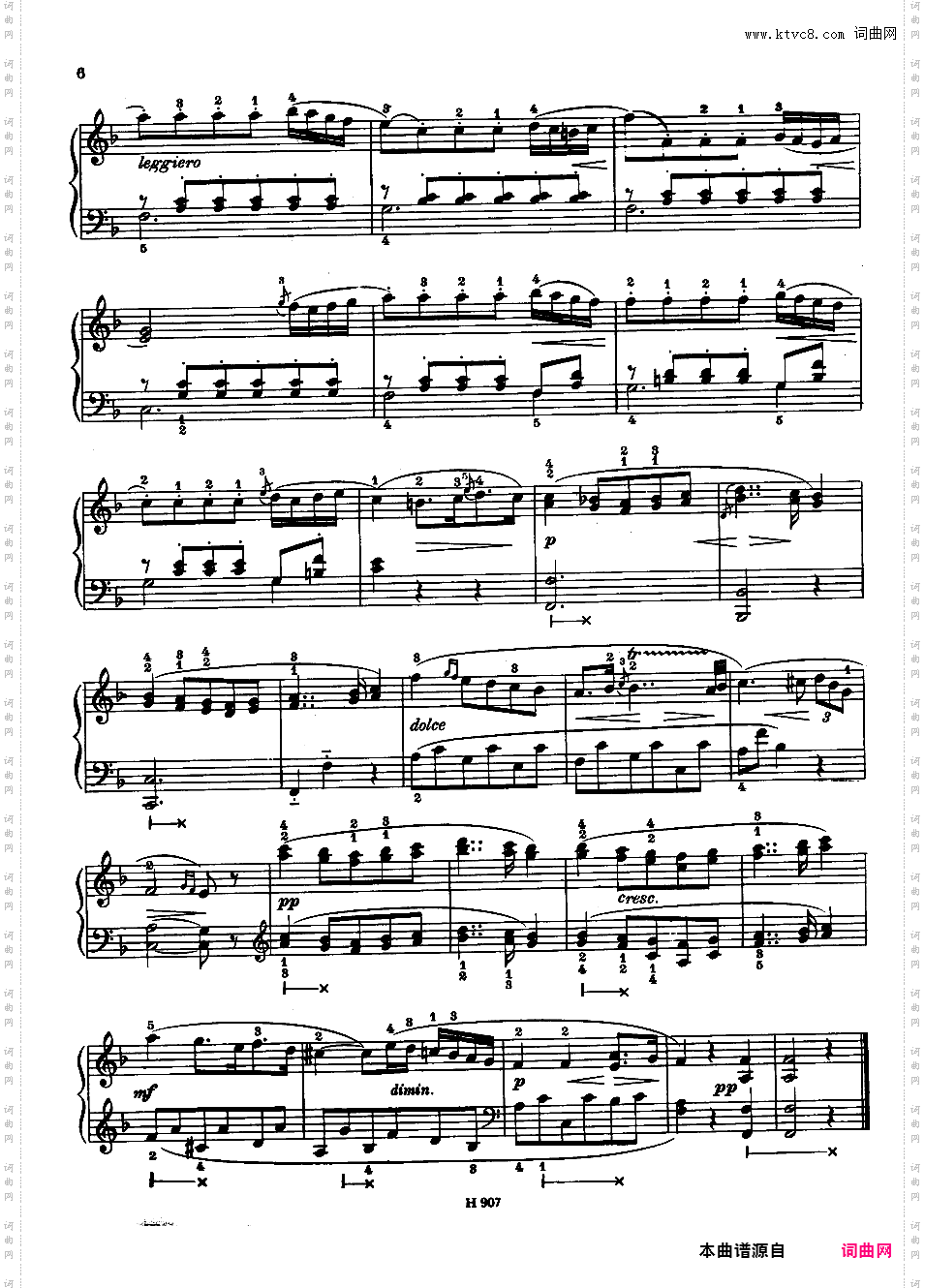 练习曲Douze Etudes Melodiques op16