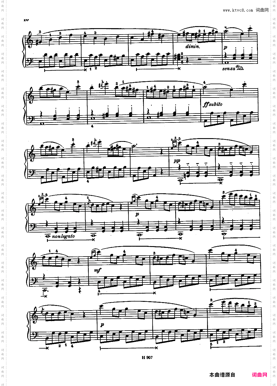 练习曲Douze Etudes Melodiques op16