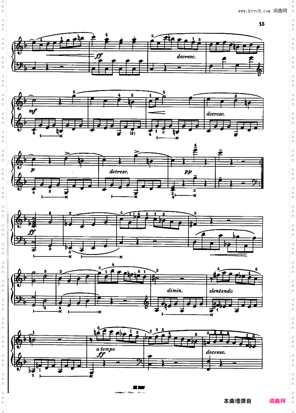 练习曲Douze Etudes Melodiques op16