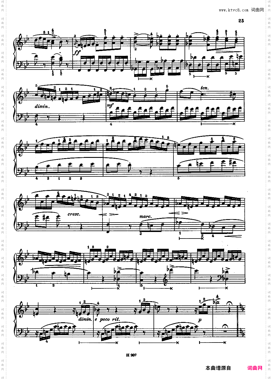 练习曲Douze Etudes Melodiques op16