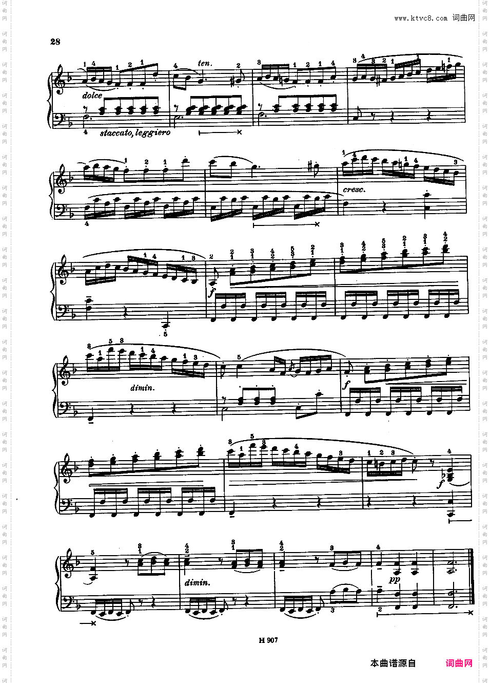 练习曲Douze Etudes Melodiques op16