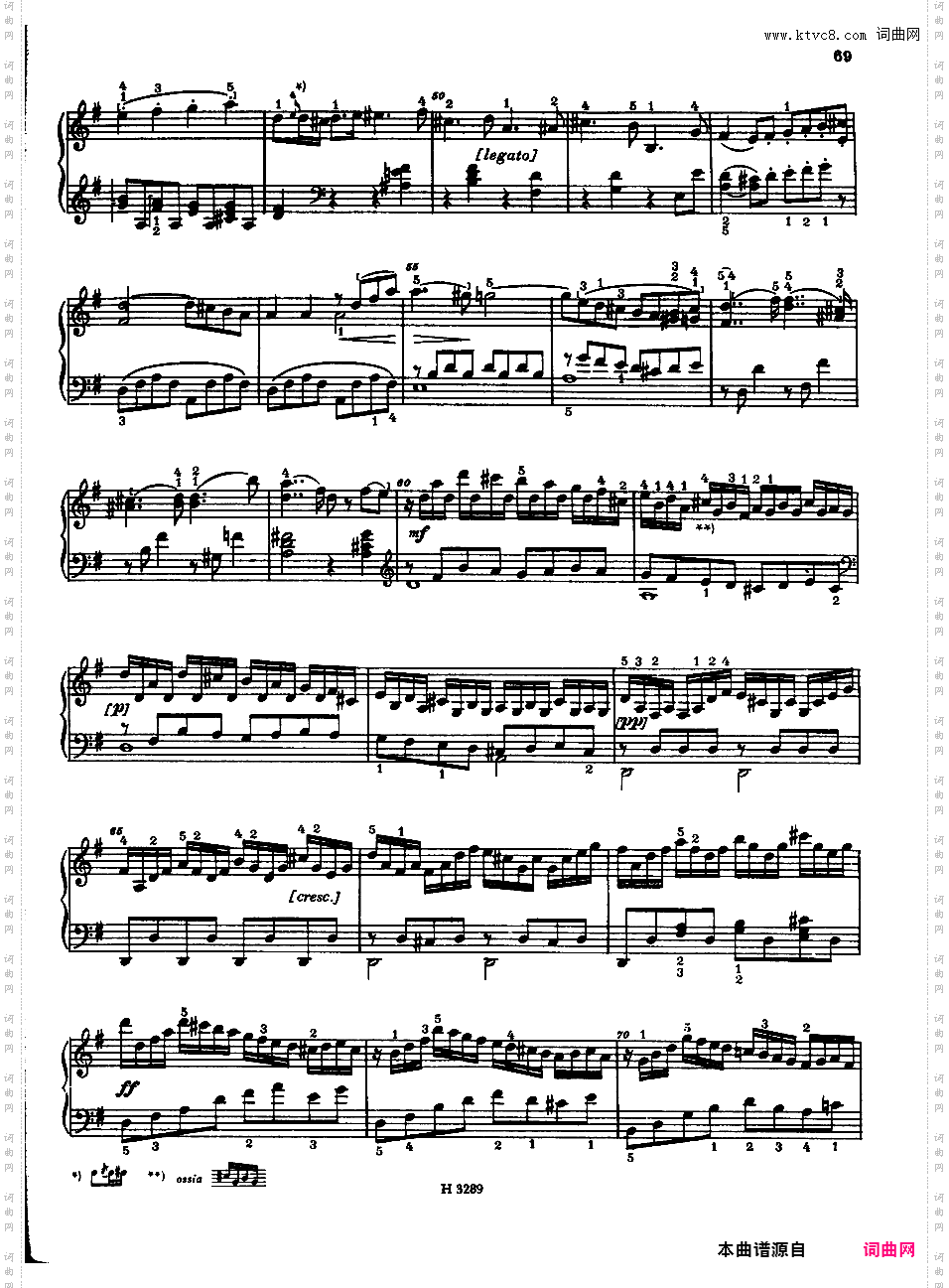 奏鸣曲集Dussek op35n2 Sonate #12 in G