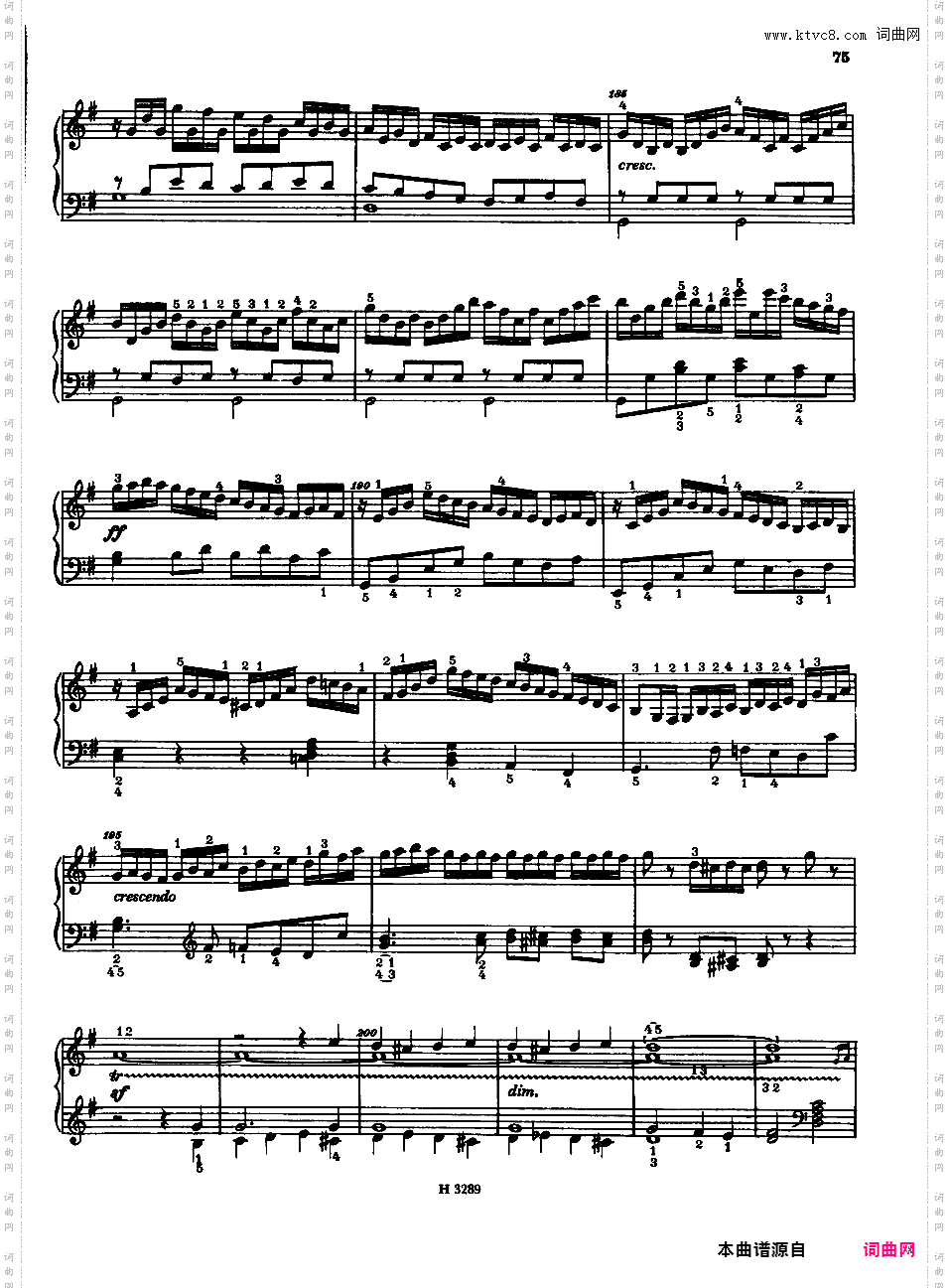 奏鸣曲集Dussek op35n2 Sonate #12 in G