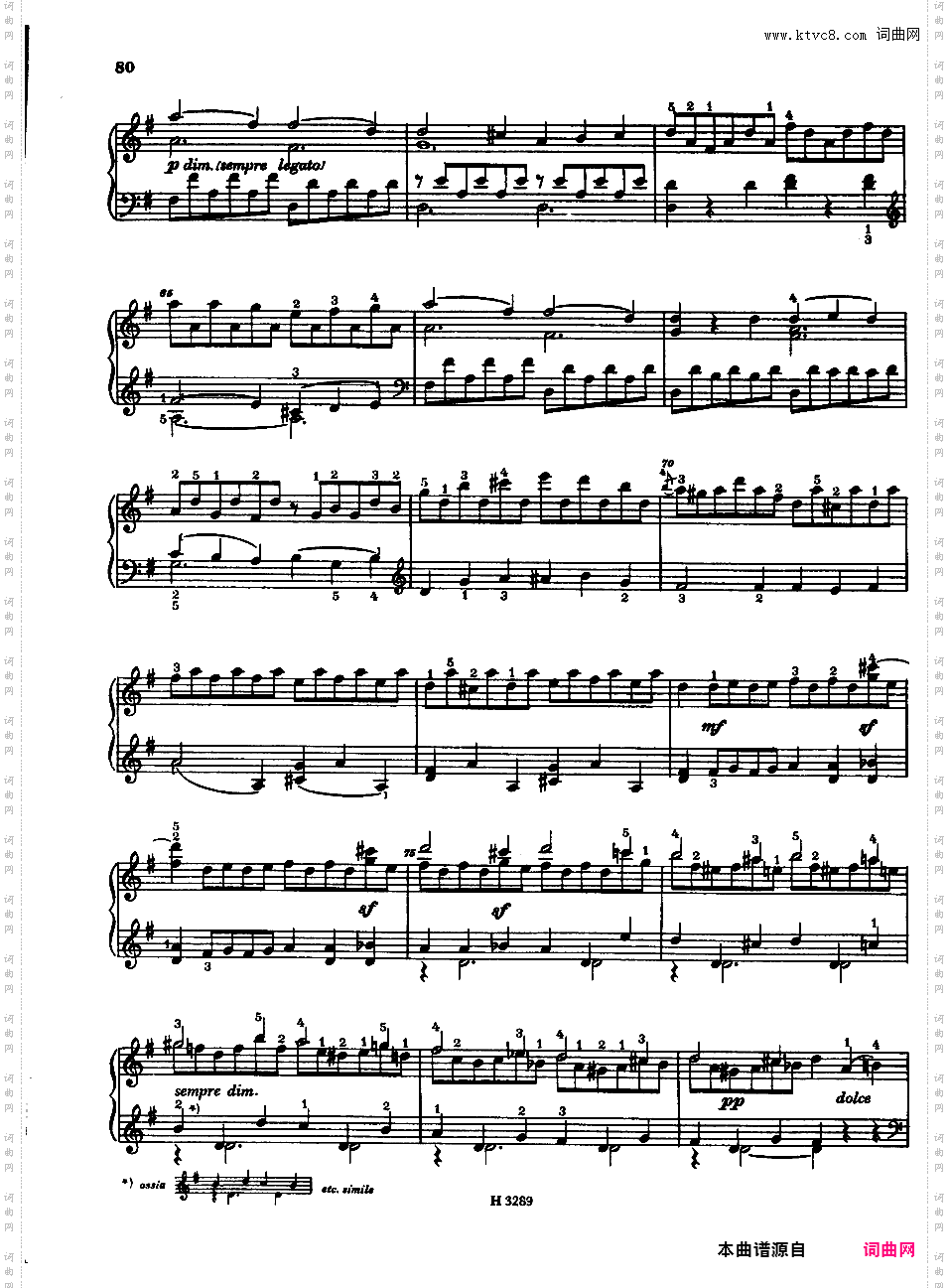 奏鸣曲集Dussek op35n2 Sonate #12 in G