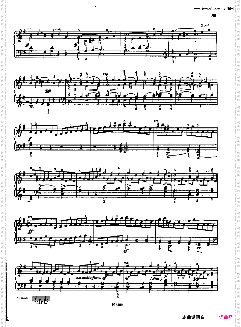 奏鸣曲集Dussek op35n2 Sonate #12 in G