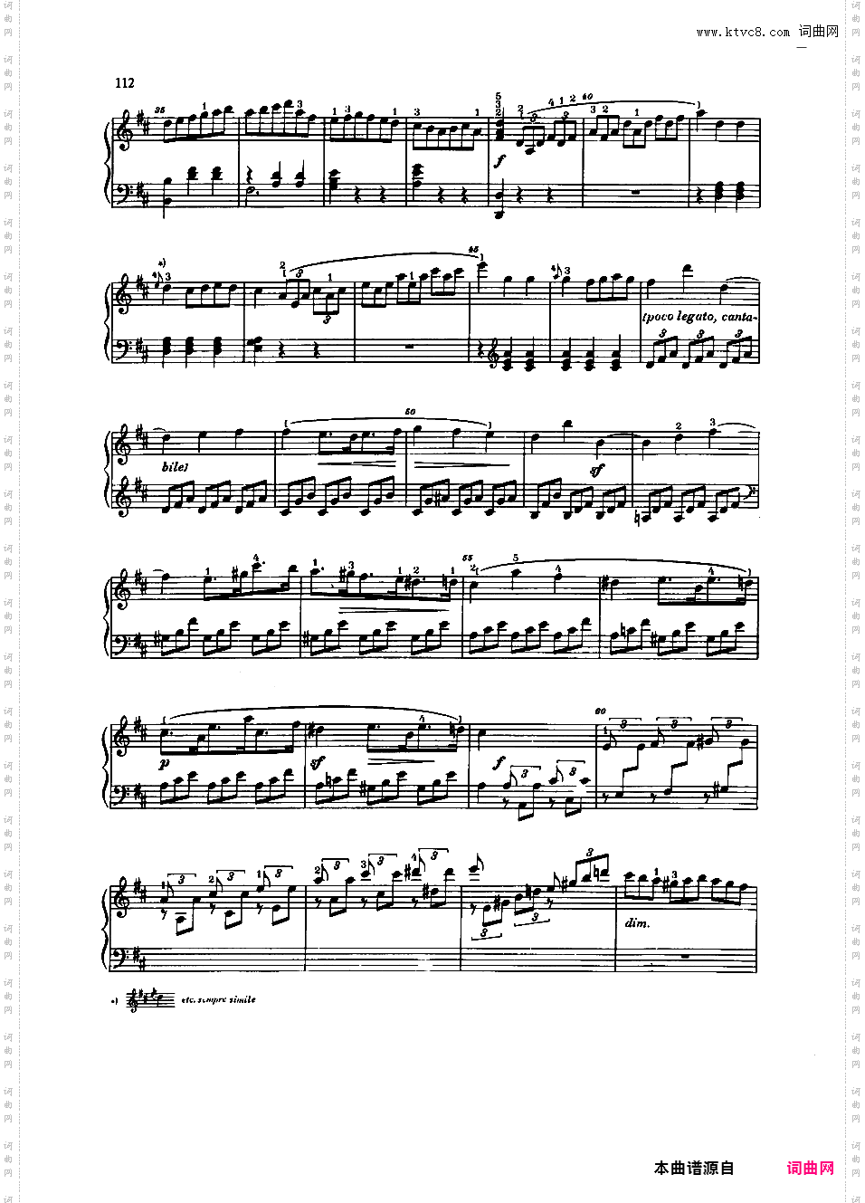 奏鸣曲集Dussek op47 Sonate in D