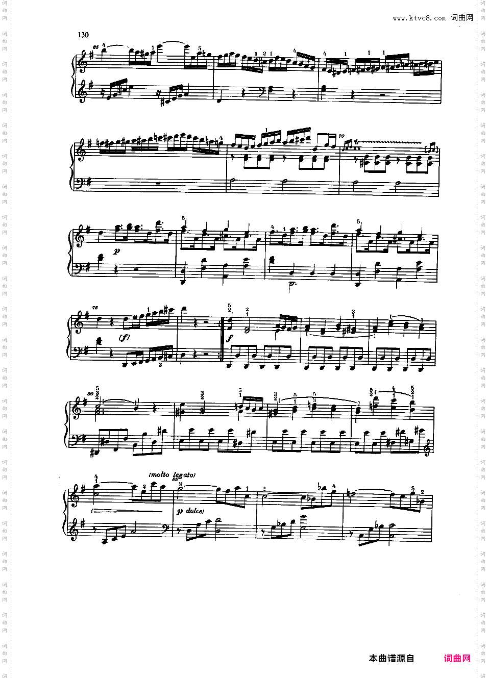 奏鸣曲集Dussek op47 Sonate in D