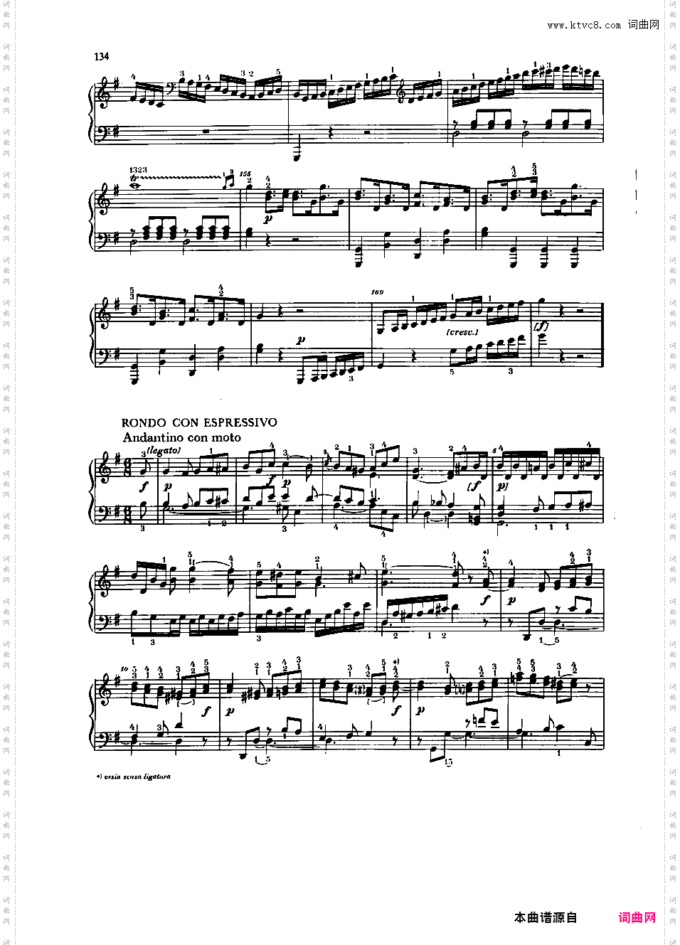 奏鸣曲集Dussek op47 Sonate in D