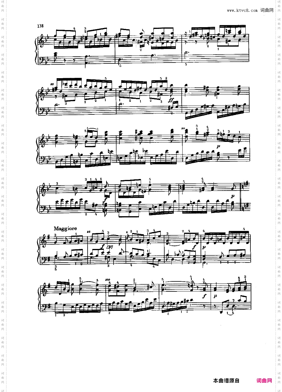 奏鸣曲集Dussek op47 Sonate in D