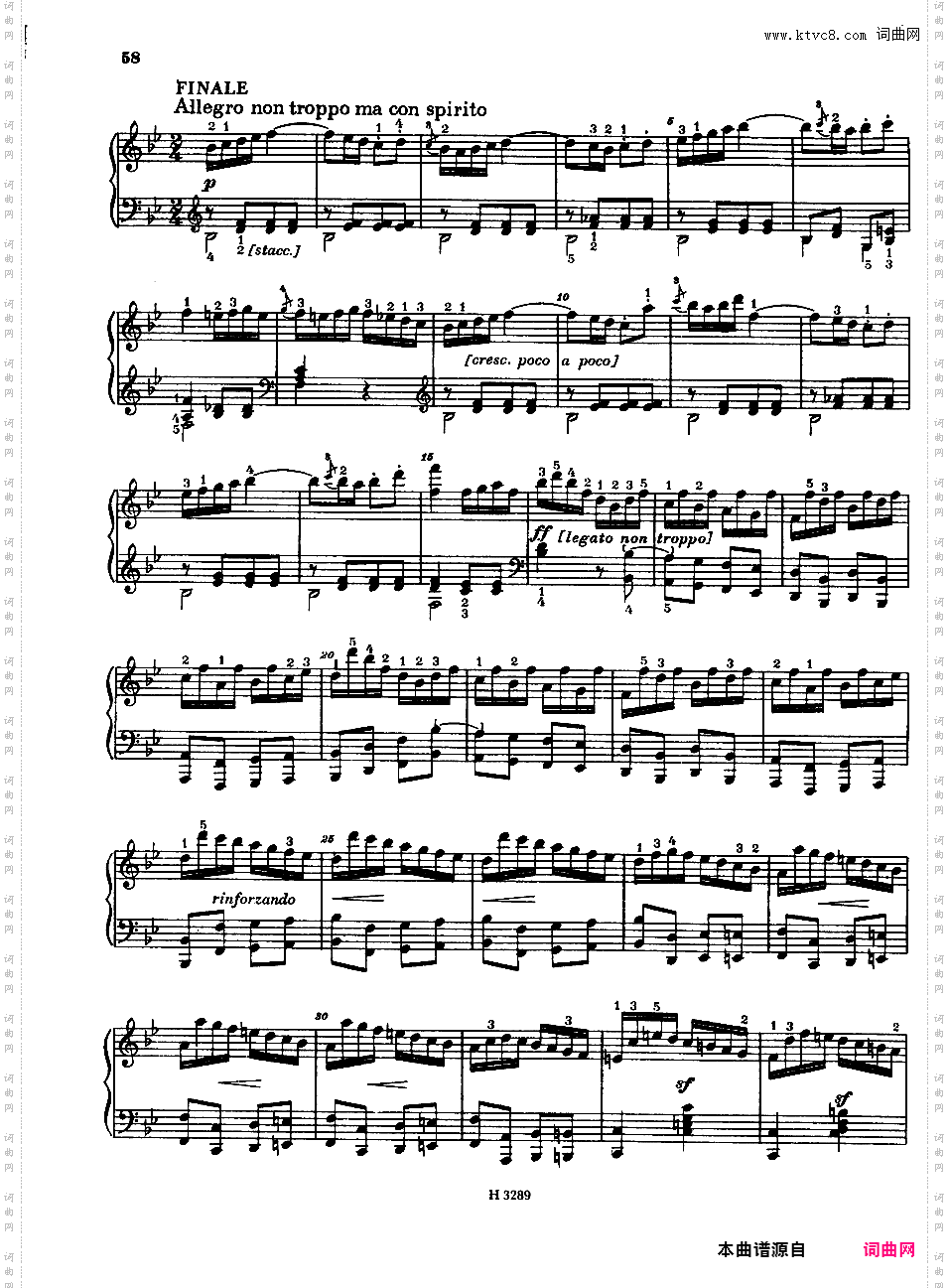 奏鸣曲集Dussek op35n1 Sonate #11 in Bb