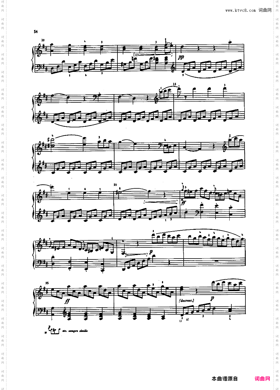 D大调第三钢琴奏鸣曲 Piano Sonata No·3 in D Major Op·9-3