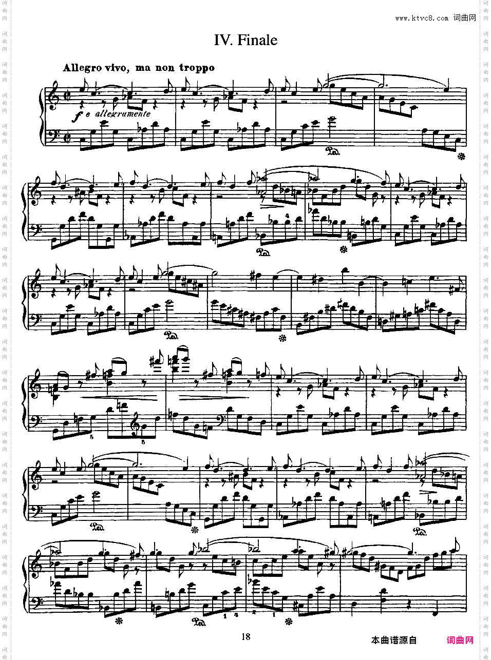 古典小奏鸣曲 Petite Sonate Dans La Forme Classique Op·9