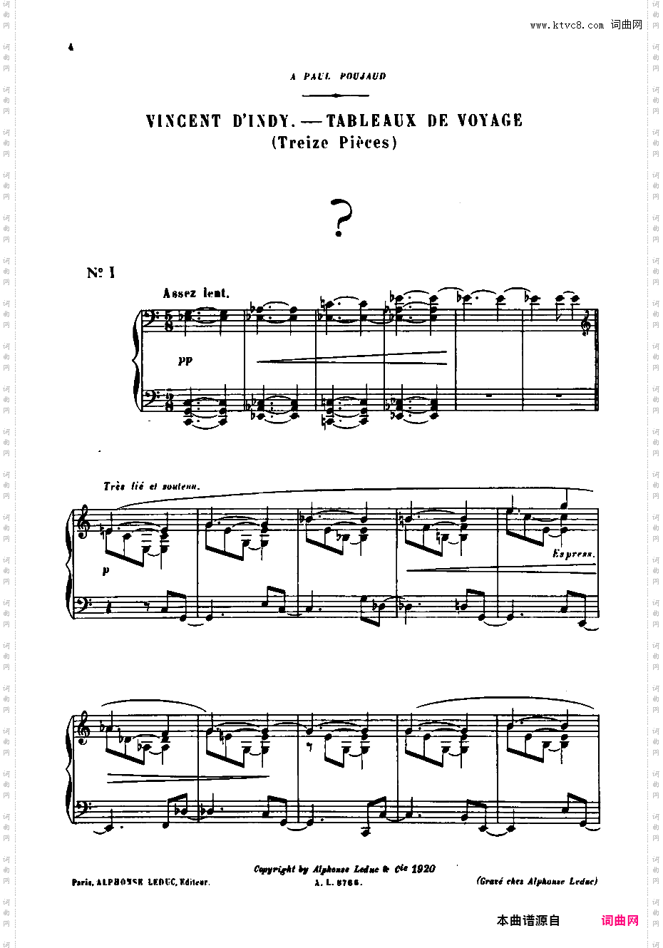 Tableaux de Voyage op33