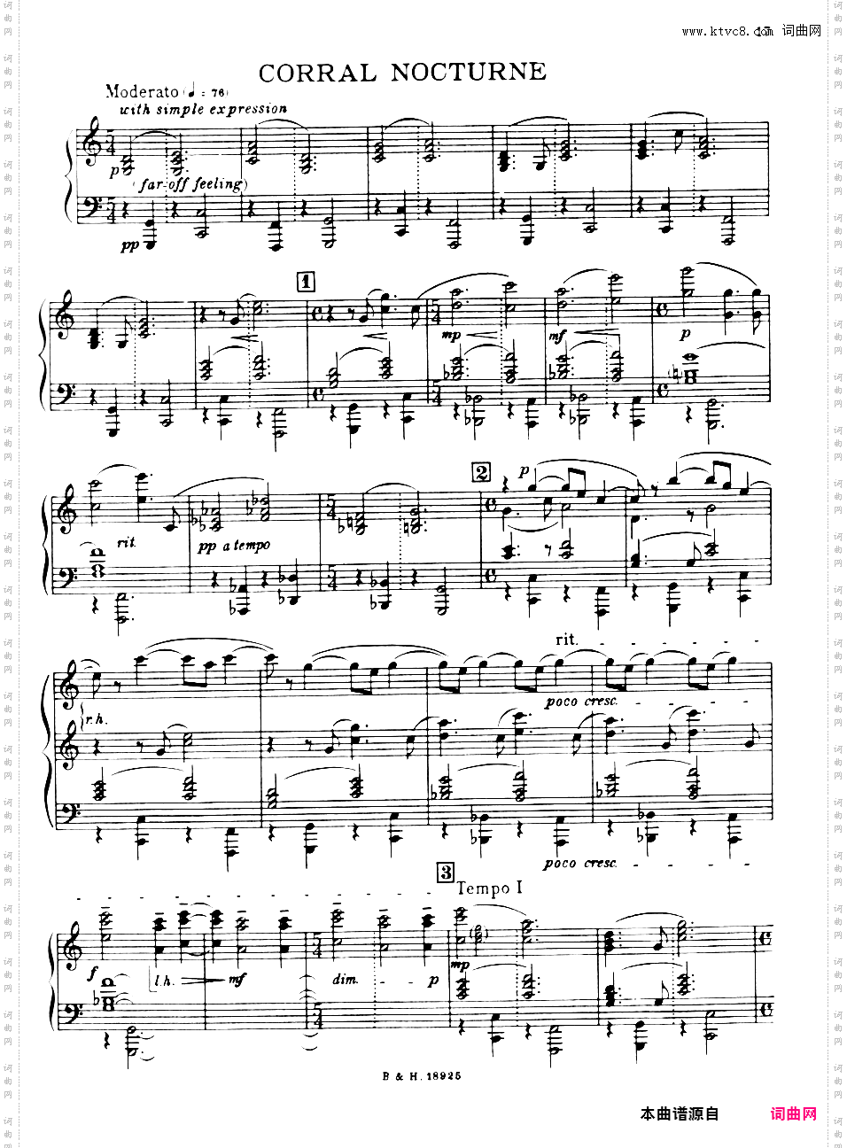 芭蕾舞Rodeo BalletCopland Rodeo Ballet — Corral Nocturne