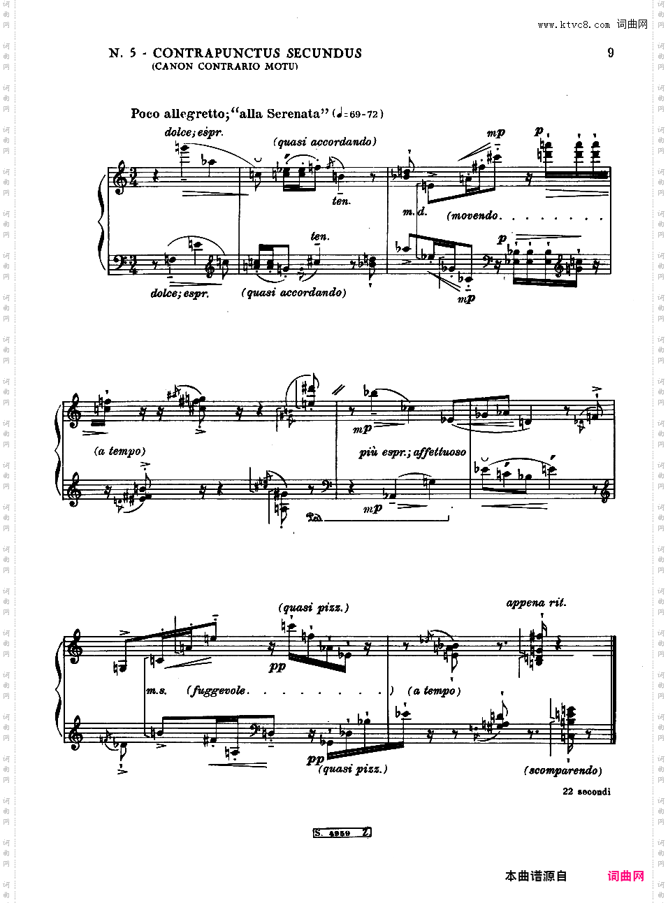 安娜莉贝拉的音乐手册 Quaderno Musicale di Annalibera