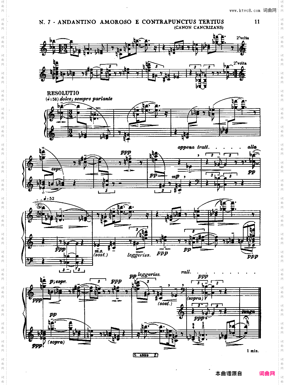 安娜莉贝拉的音乐手册 Quaderno Musicale di Annalibera