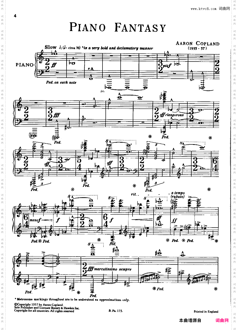 钢琴幻想曲 Piano Fantasy