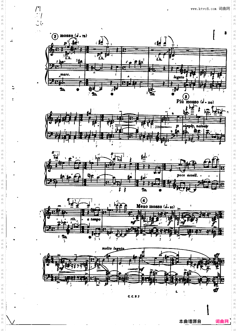 钢琴变奏曲 Piano Variations
