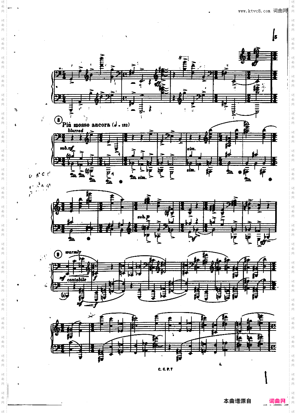 钢琴变奏曲 Piano Variations
