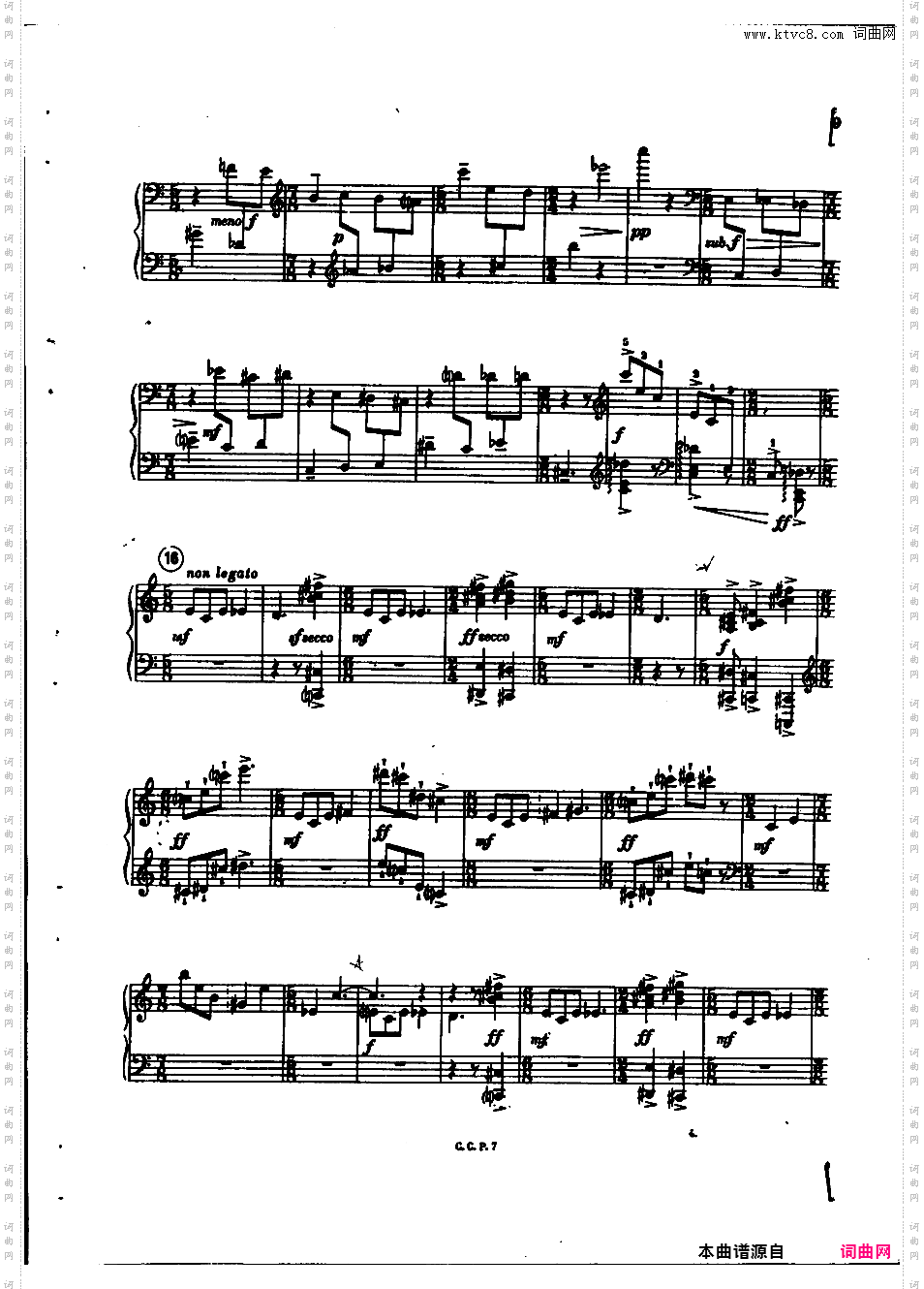 钢琴变奏曲 Piano Variations