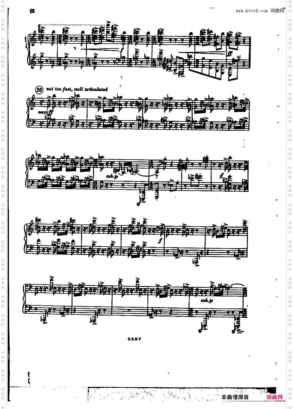 钢琴变奏曲 Piano Variations