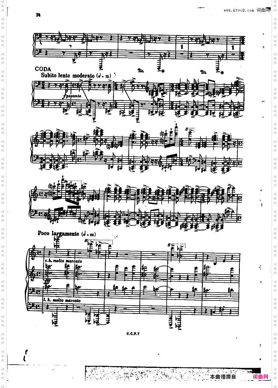 钢琴变奏曲 Piano Variations