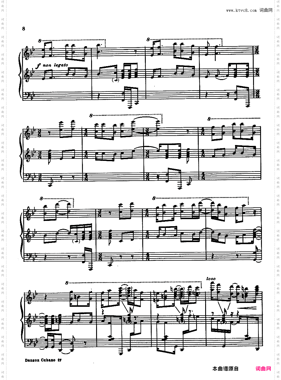 Copland 1942 Danzon Cubano