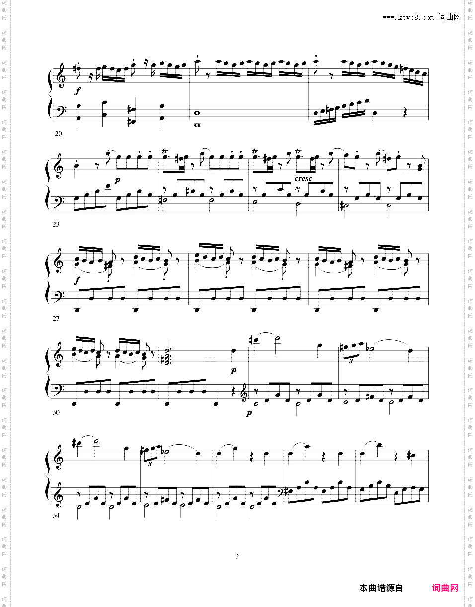 奏鸣曲集Clementi op07n2 Sonata in C