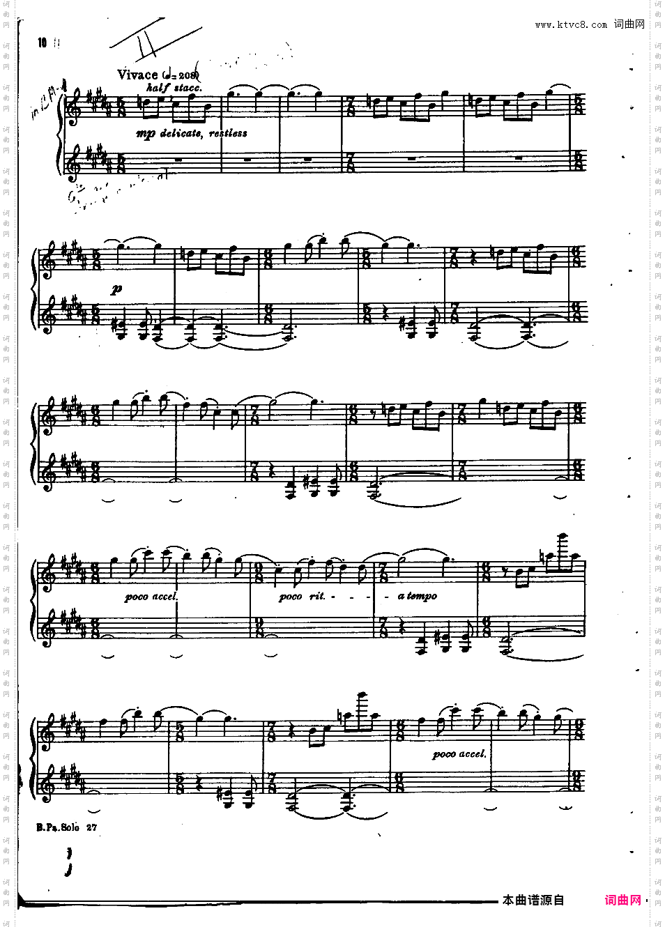 钢琴奏鸣曲 Piano Sonata