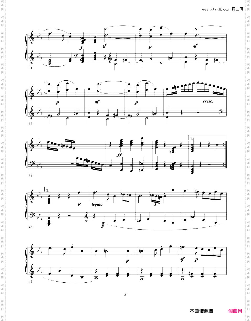 奏鸣曲集Clementi op07n1 Sonata in Eb