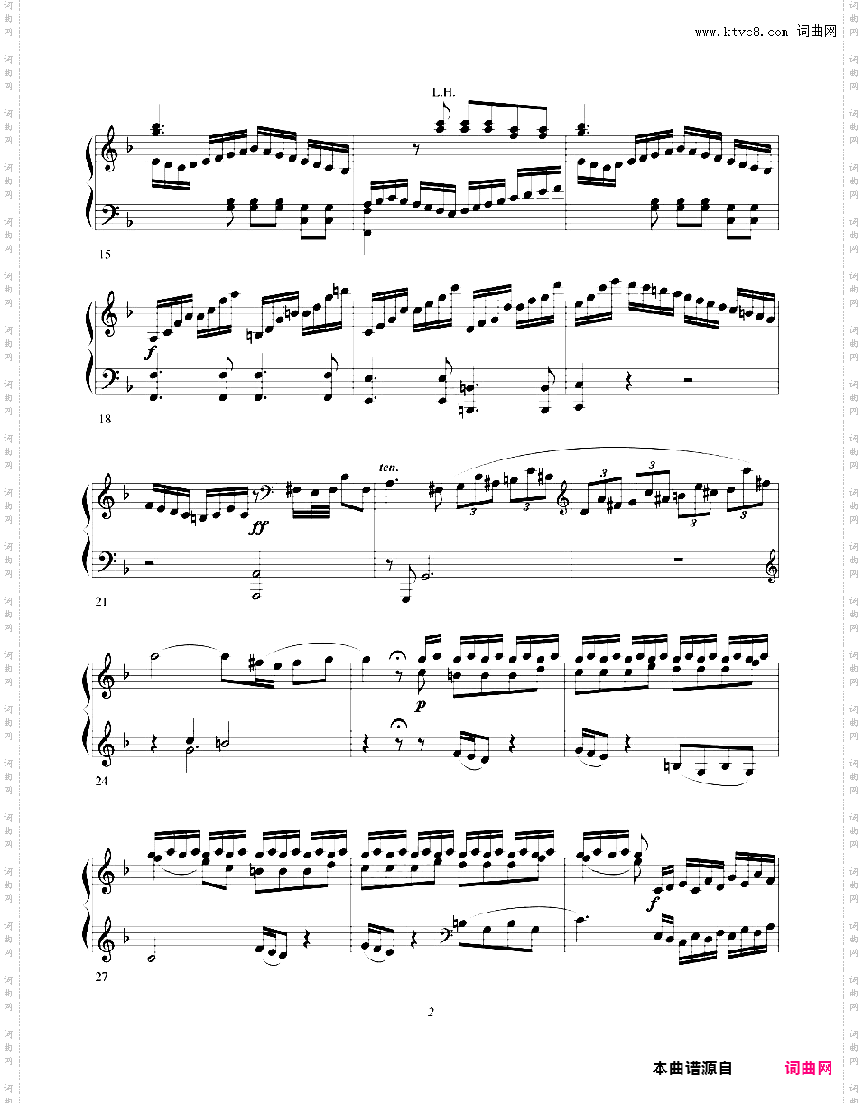 奏鸣曲集Clementi op21a Sonata in F