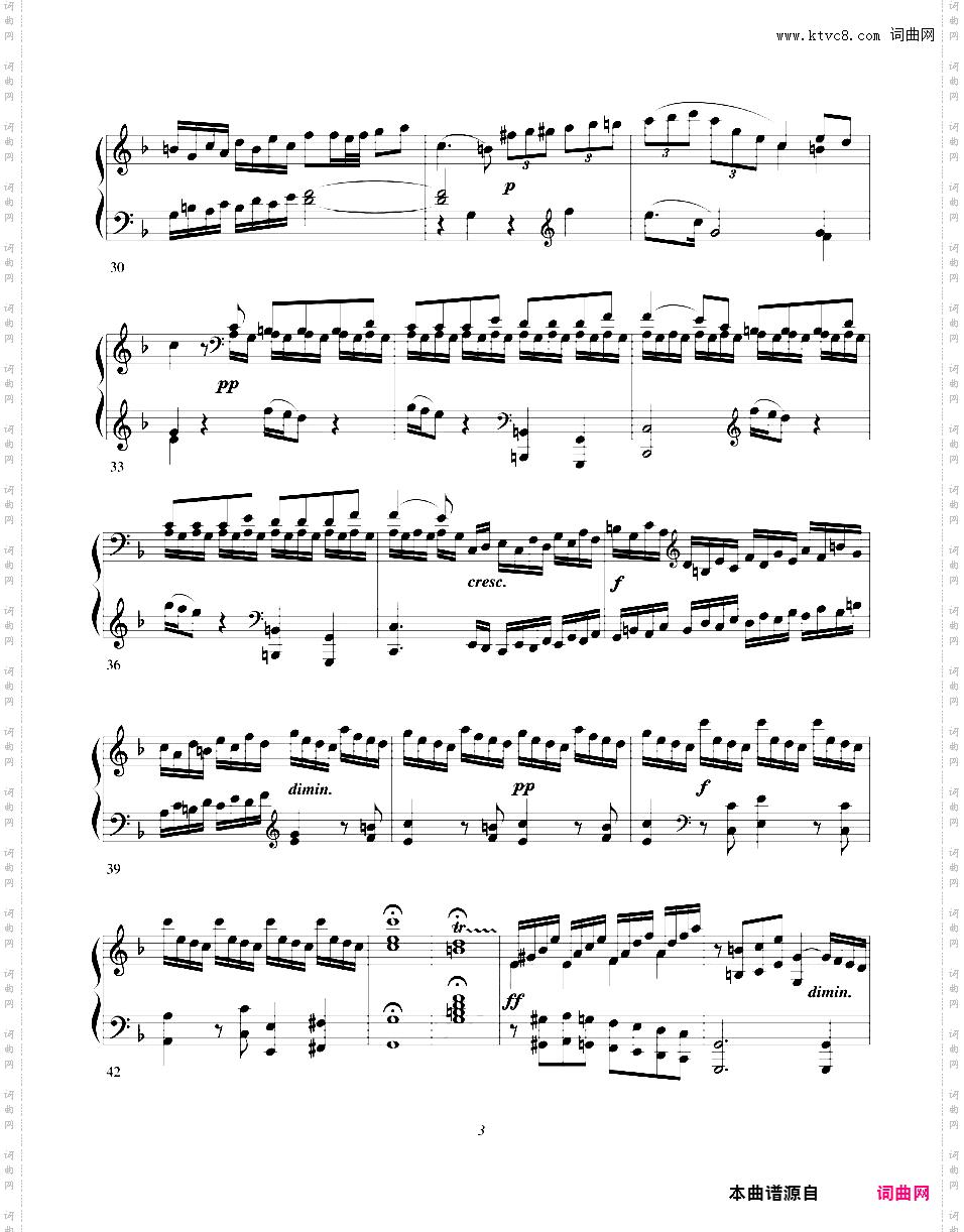 奏鸣曲集Clementi op21a Sonata in F
