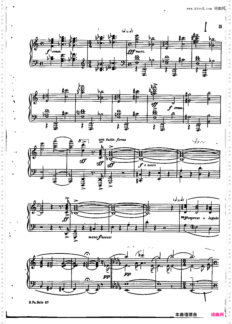 钢琴奏鸣曲 Piano Sonata